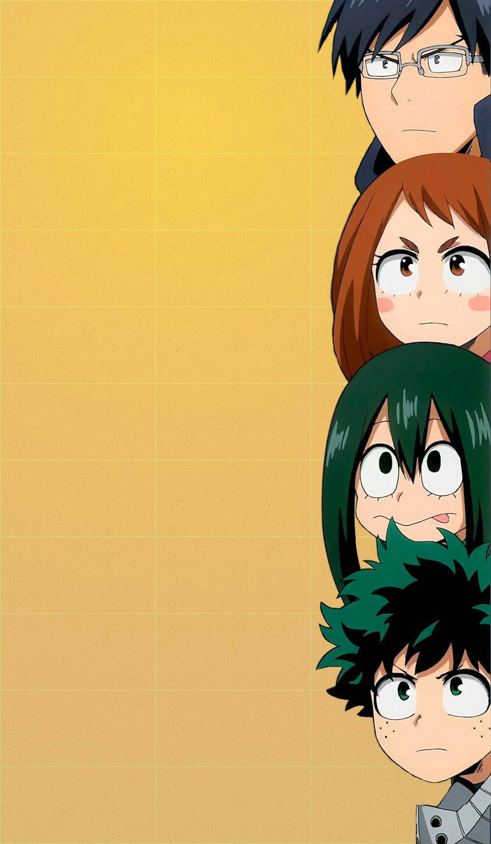 Deku Squad My Hero Academia Iphone Wallpaper