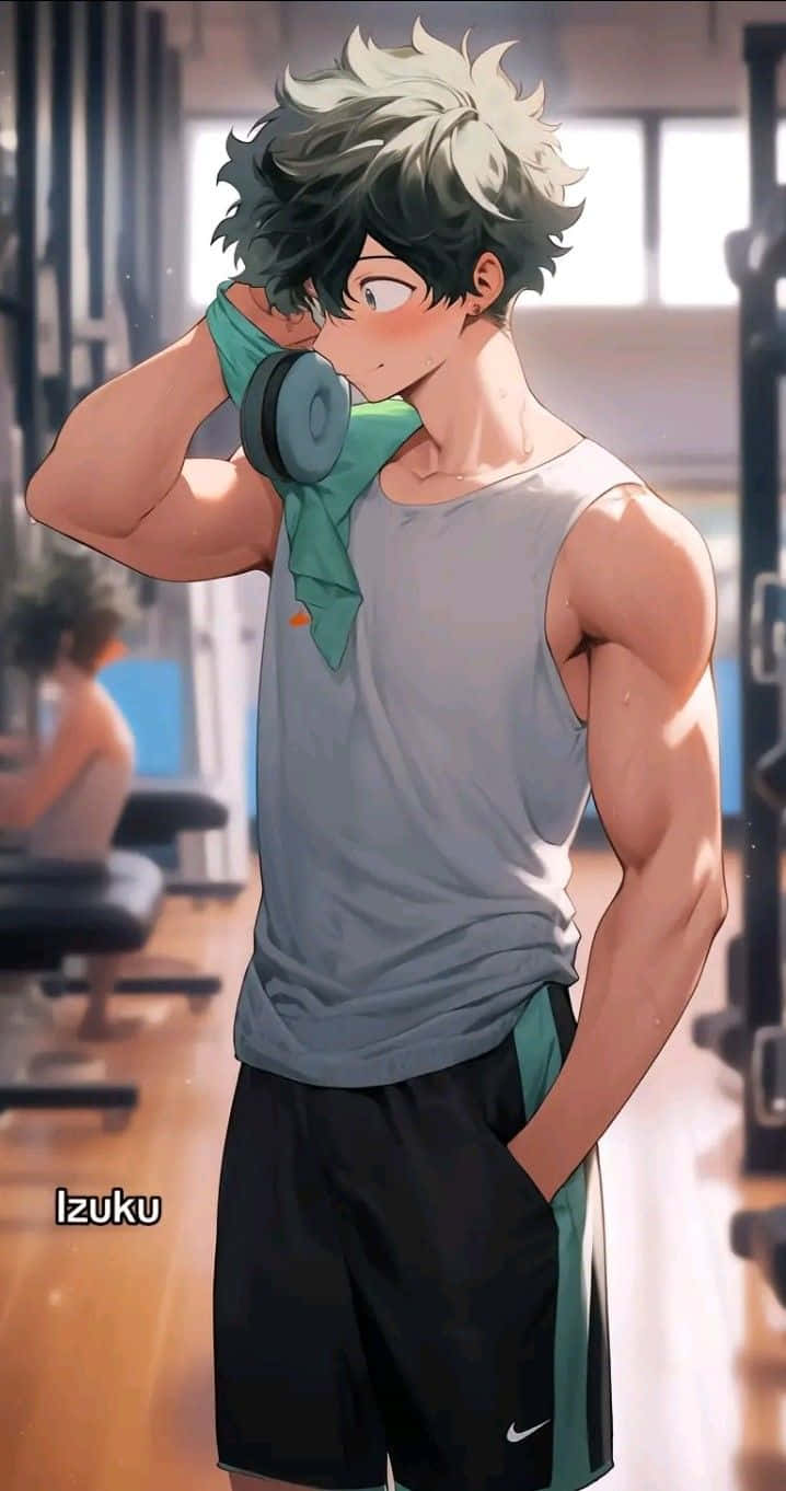 Deku_ Workout_ Mode Wallpaper