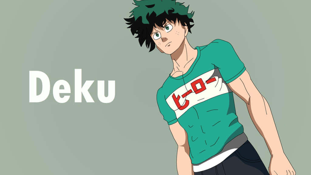 Dekuin Green Shirt Wallpaper