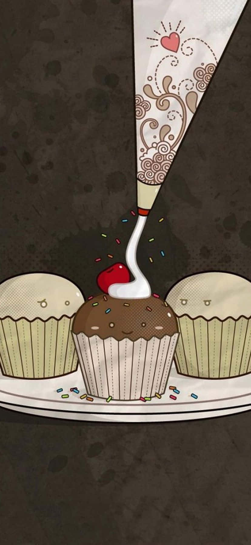 Delectable And Adorable Cupcake Wallpaper