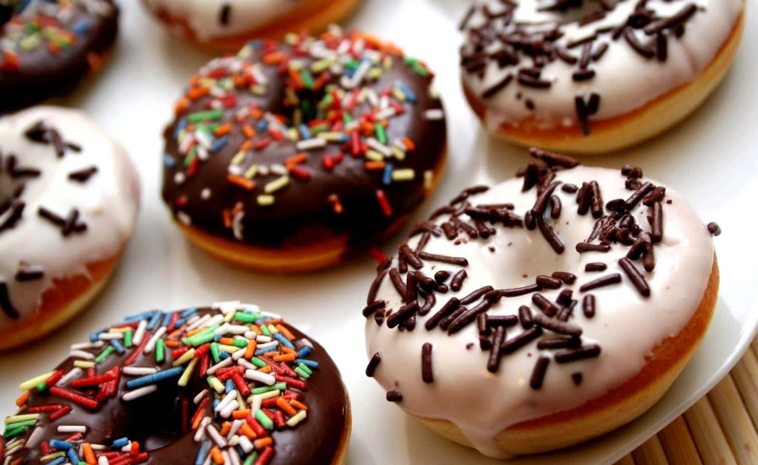 Delectable Doughnuts Wallpaper