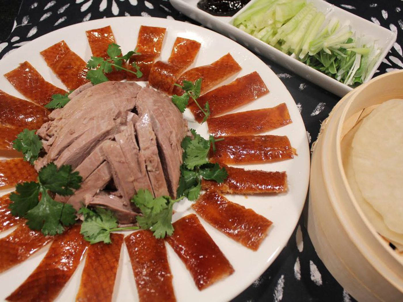 Delectable Roasted Peking Duck Strips Wallpaper