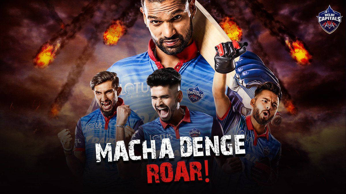 Delhi Capitals Macha Denge Roar Wallpaper