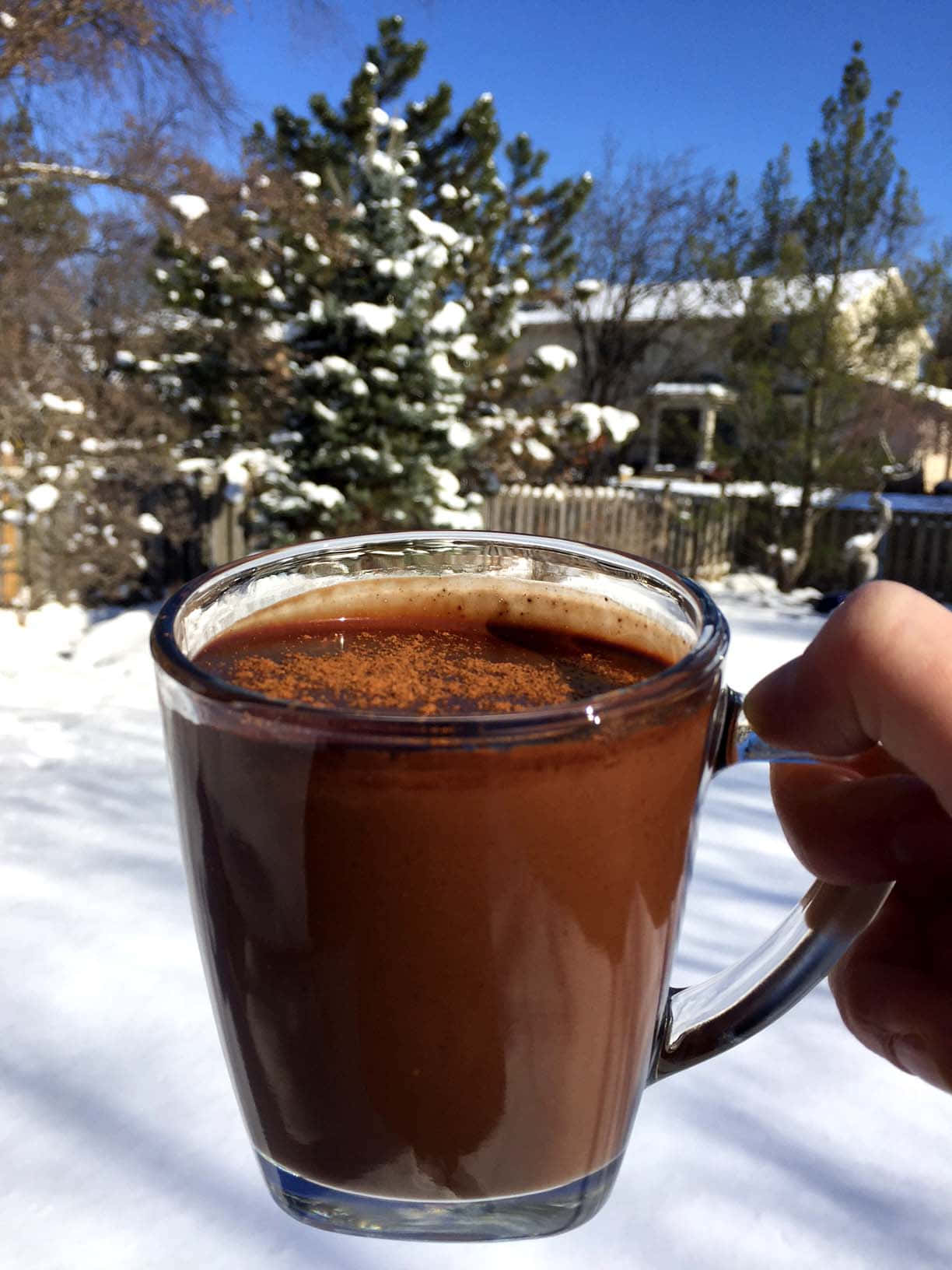 Delicious And Nourishing Hot Chocolate Wallpaper