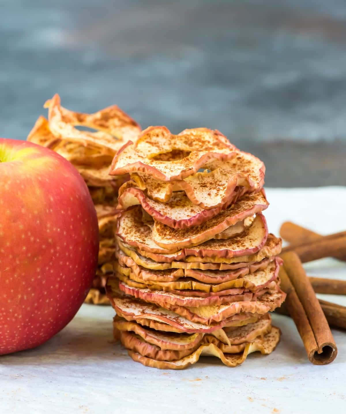 Delicious Assorted Apple Snacks On Wood Wallpaper