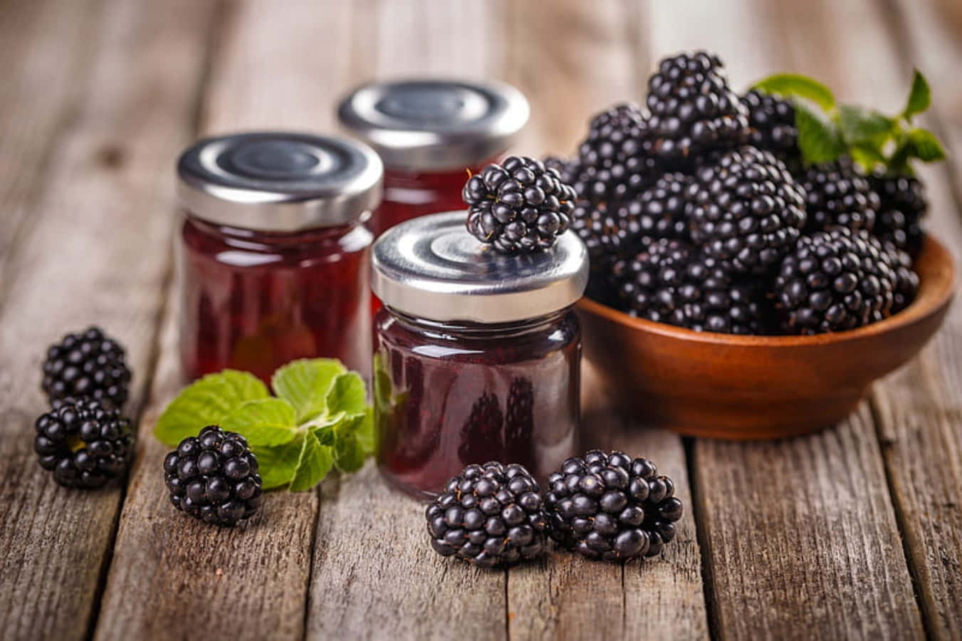 Delicious Blackberry Jam Wallpaper