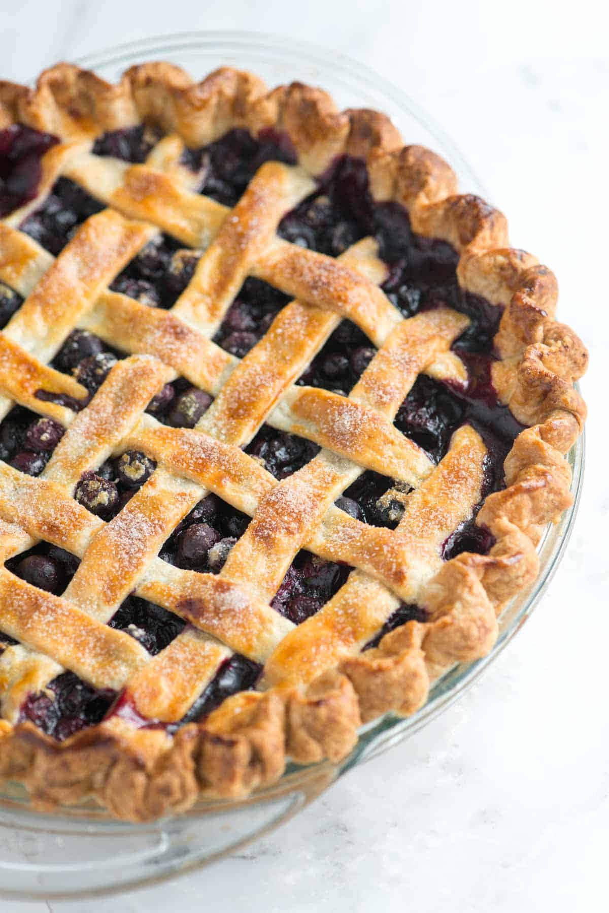 Delicious Blueberry Pie Wallpaper