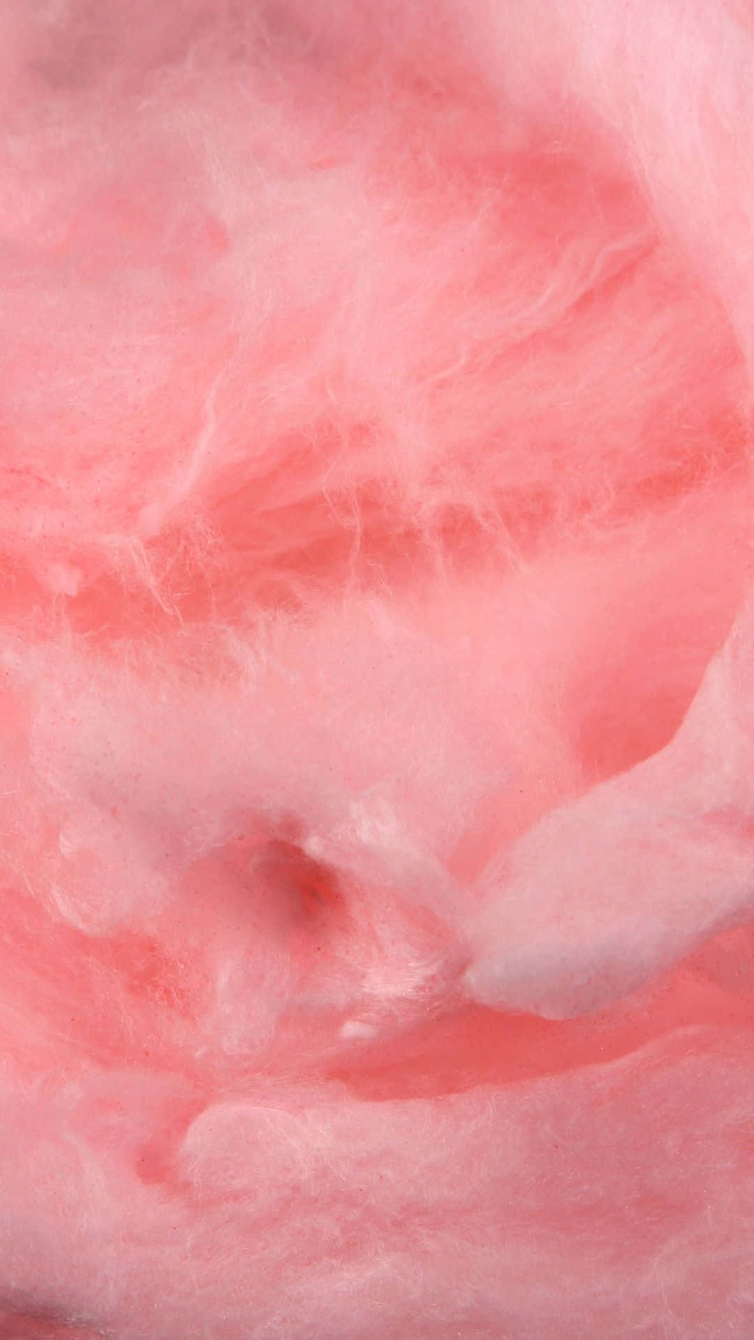 Delicious Fluffy Cotton Candy On A Stick Wallpaper