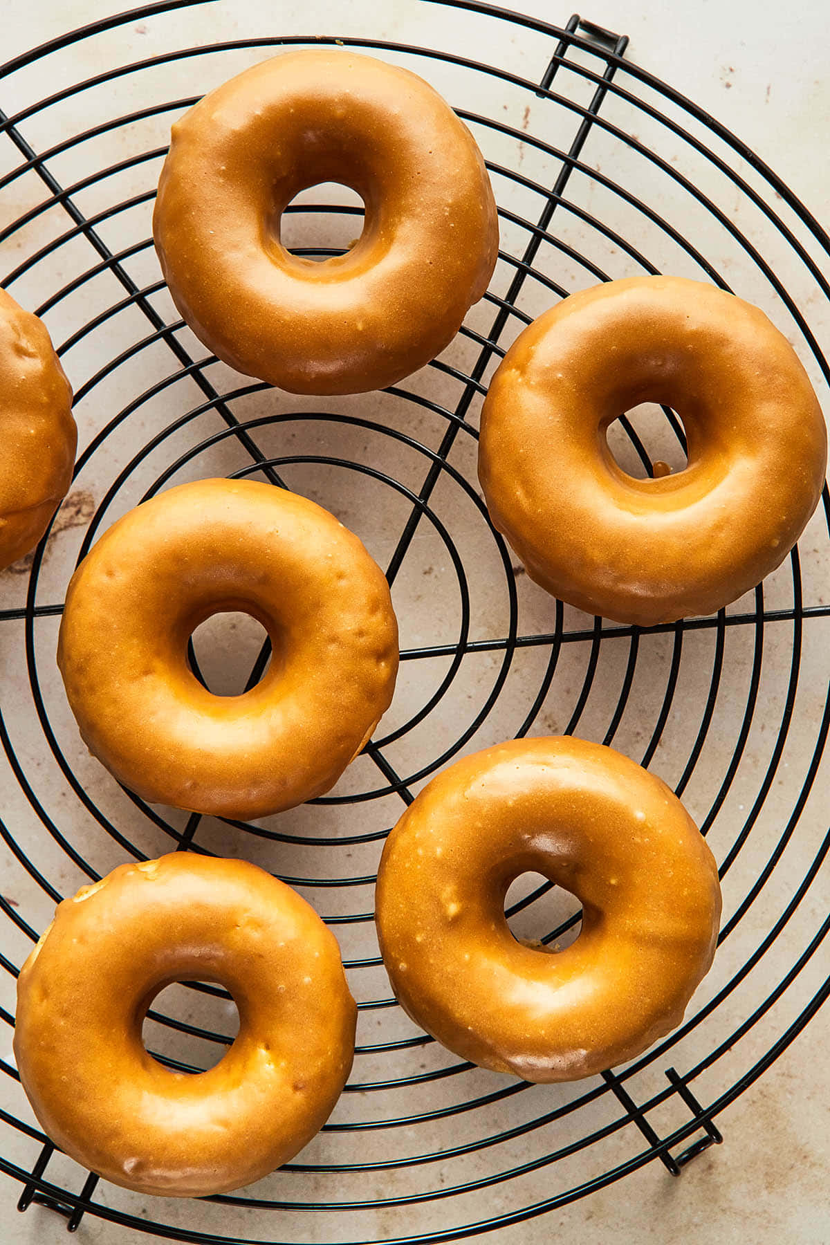 Delicious Glazed Donuts To Start Your Day Wallpaper