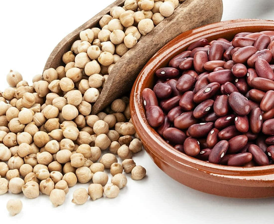 Delicious Hearty Red Beans In A Bowl Wallpaper