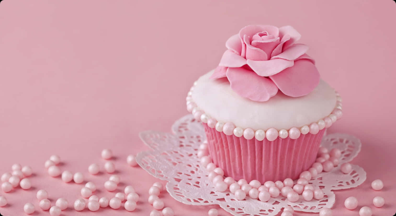 Deliciously Adorable Cute Cupcake Wallpaper