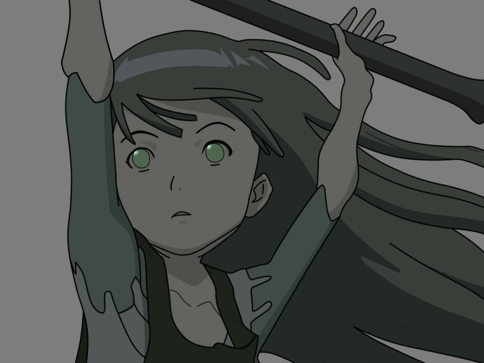 Delightful And Mesmerizing Pino From Ergo Proxy Wallpaper