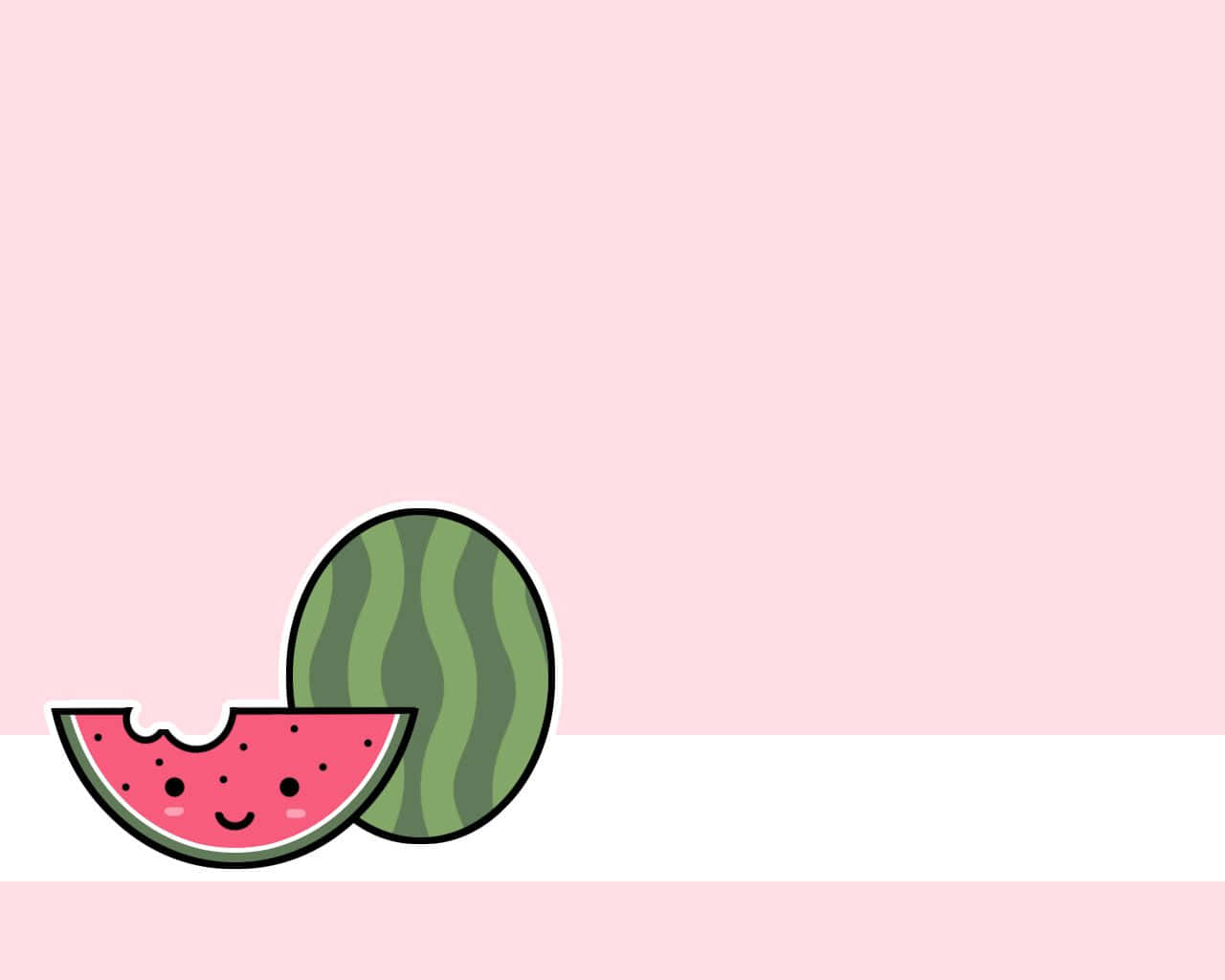 Delightful Kawaii Fruit Friends Wallpaper