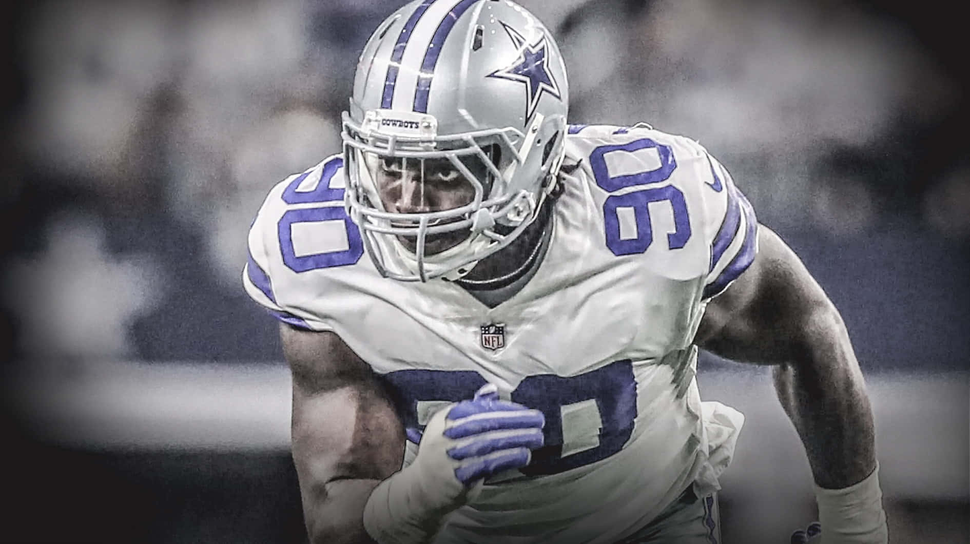 Demarcus Lawrence Closeup Photo Wallpaper