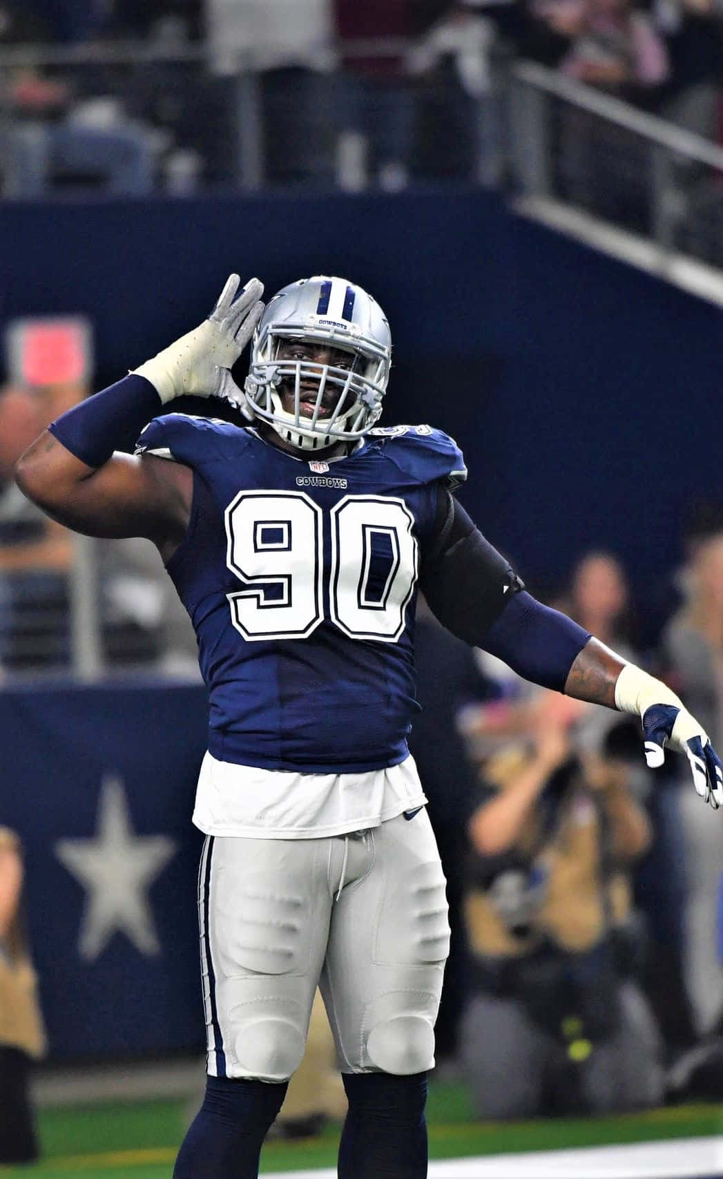 Demarcus Lawrence No. 90 Dallas Cowboys Wallpaper