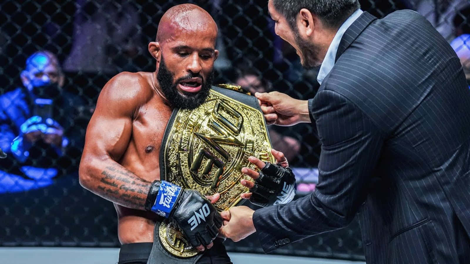 Demetrious Johnson One Flyweight Champion Belt Wallpaper