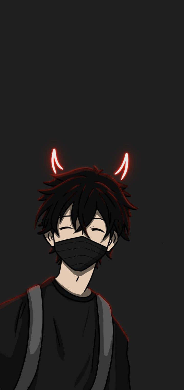 Demon Boy Wearing Black Anime Pfp Wallpaper