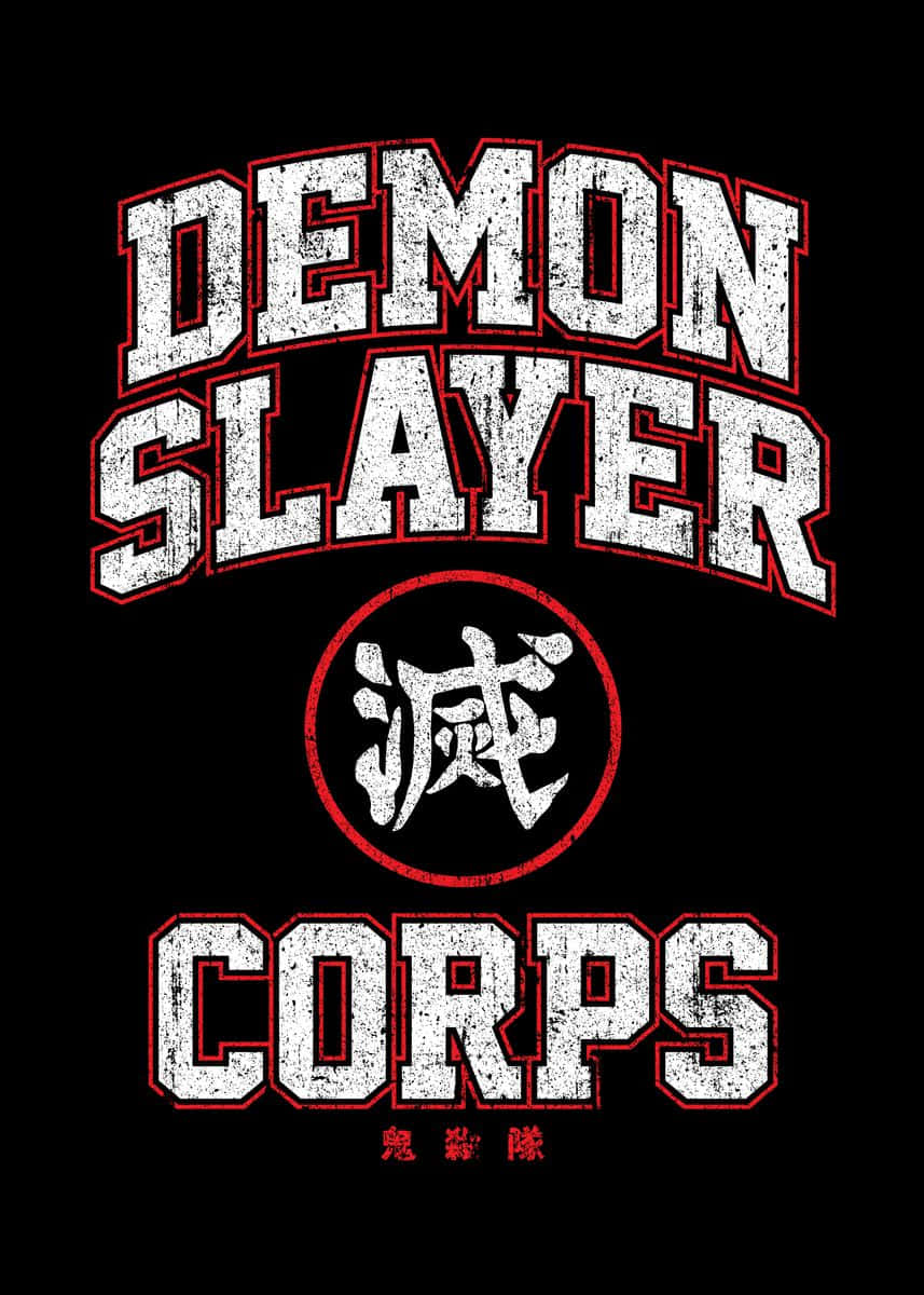 Demon Slayer Corps In Action Wallpaper