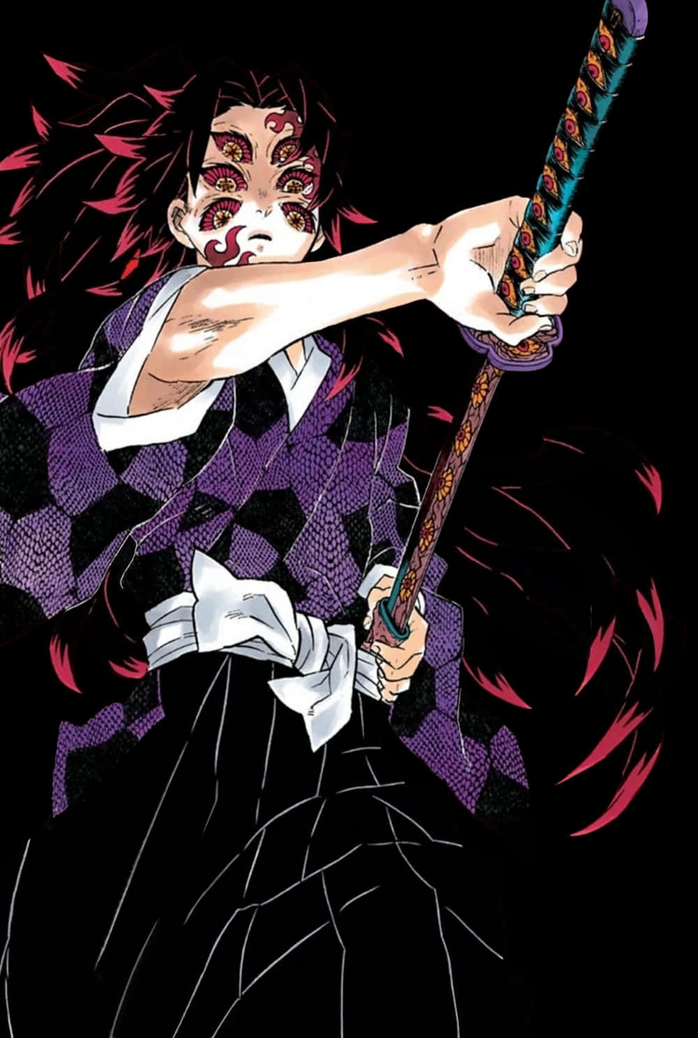 Demon Slayer Michikatsu Tsugikuni Action Pose Wallpaper