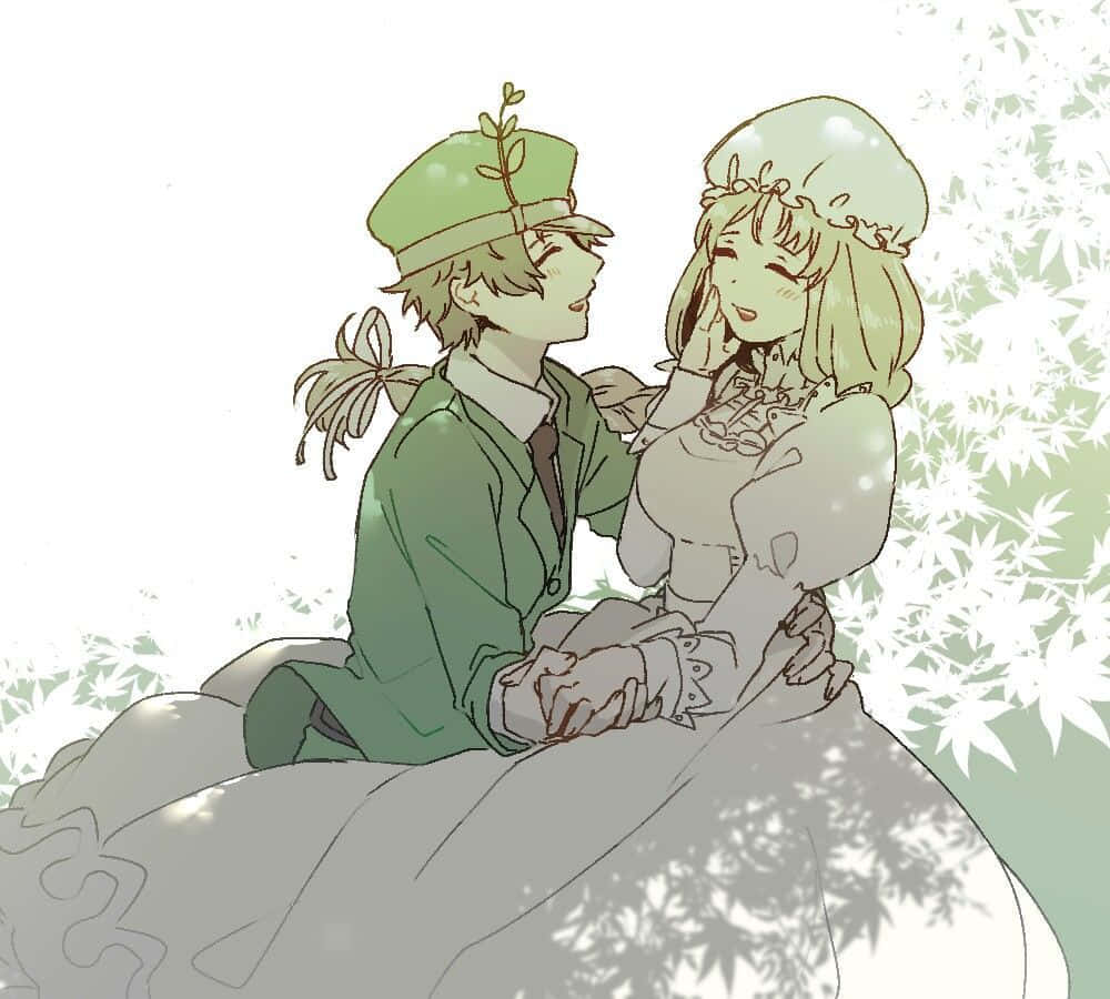 Dendritic Cell Wedding Illustration Wallpaper