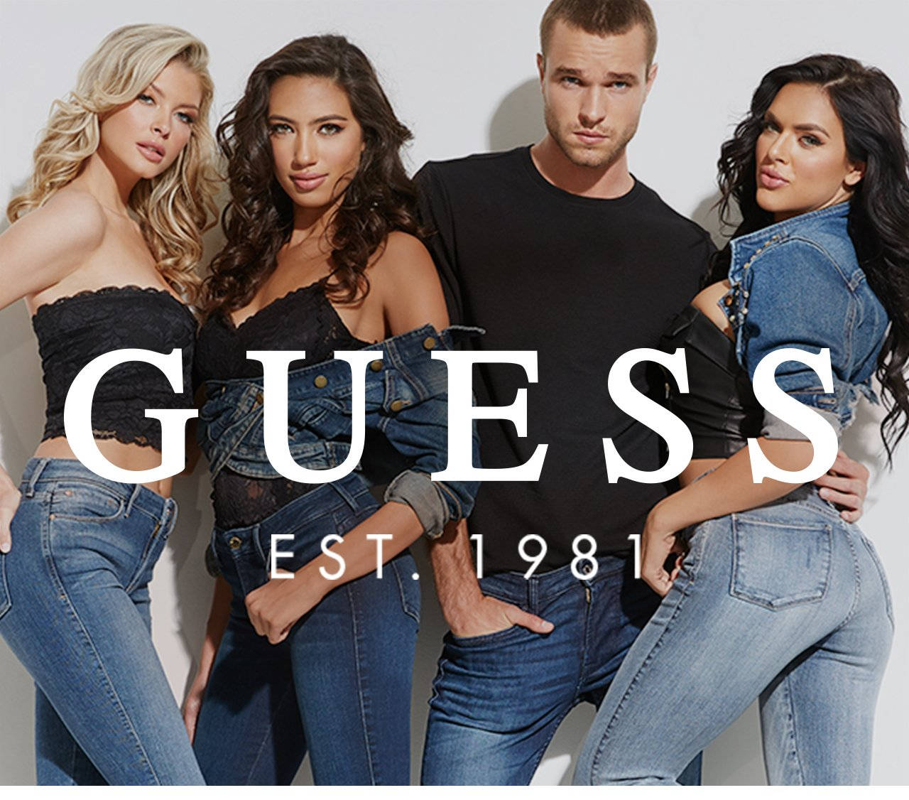 Denim Guess Overall Outfits Wallpaper