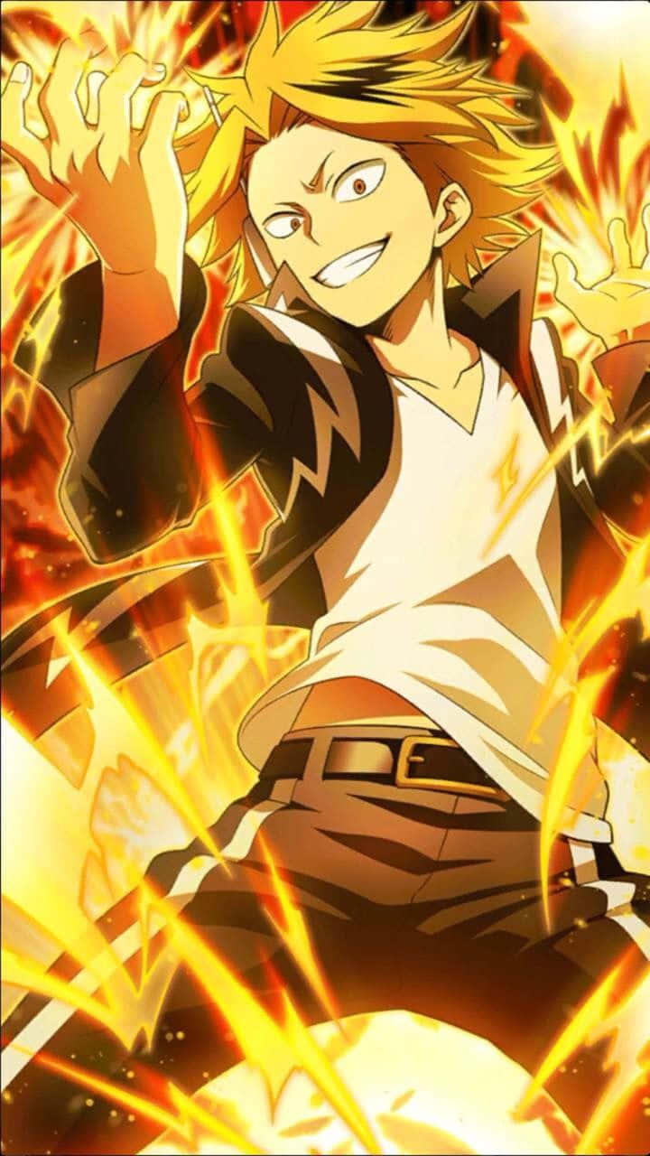 Denki Kaminari, Shocking Character In My Hero Academia Wallpaper