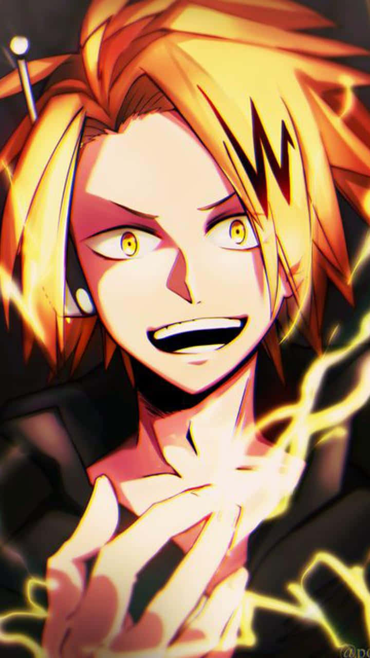 Denki Kaminari With Electricity Powers Wallpaper