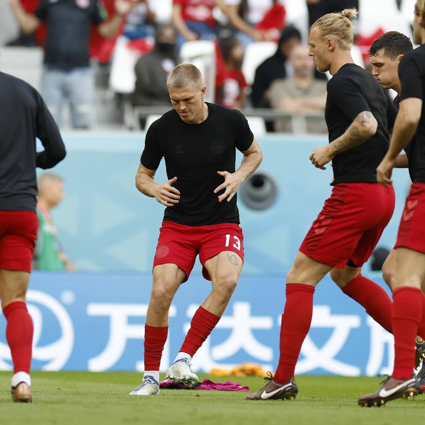 Denmark National Football Team Warm Up Wallpaper