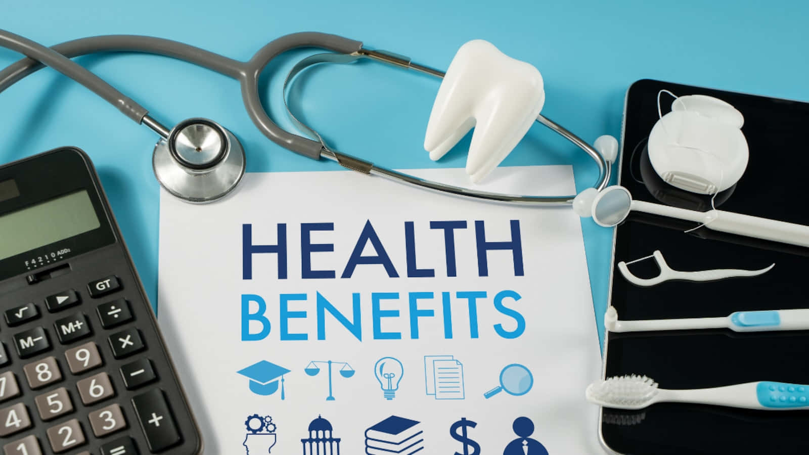 Dental Health Benefits Concept Wallpaper