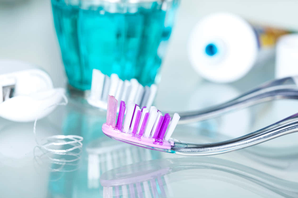 Dental Hygiene Essentials Wallpaper