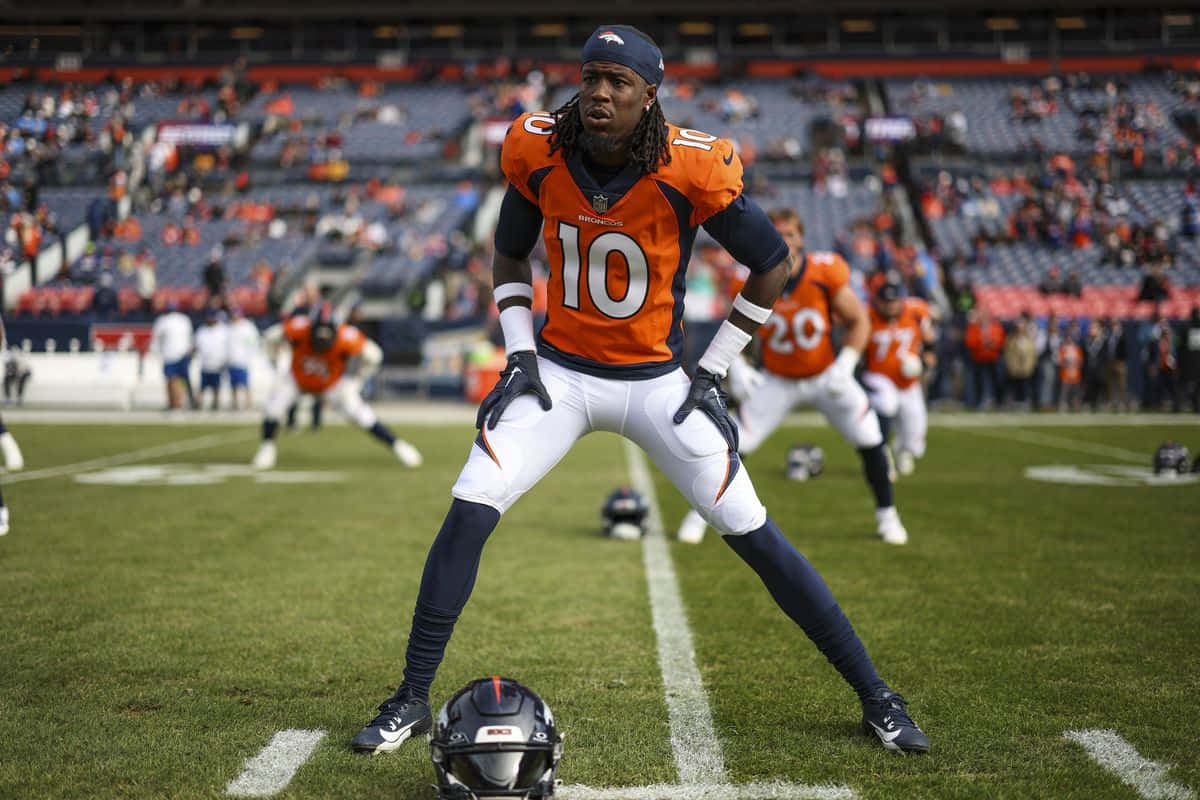 Denver Broncos Wide Receiver Warmup Wallpaper