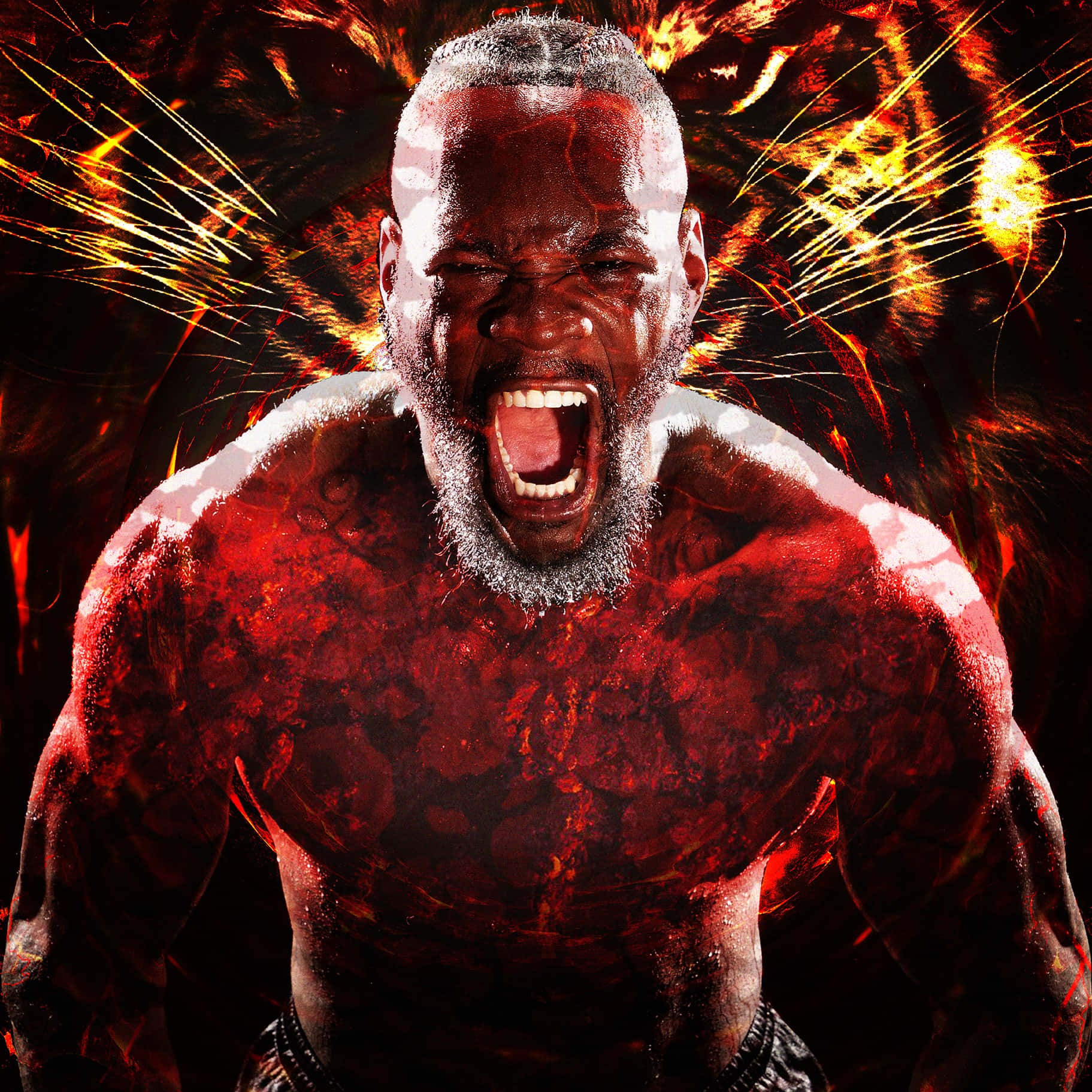 Deontay Wilder Fierce Roar Wallpaper