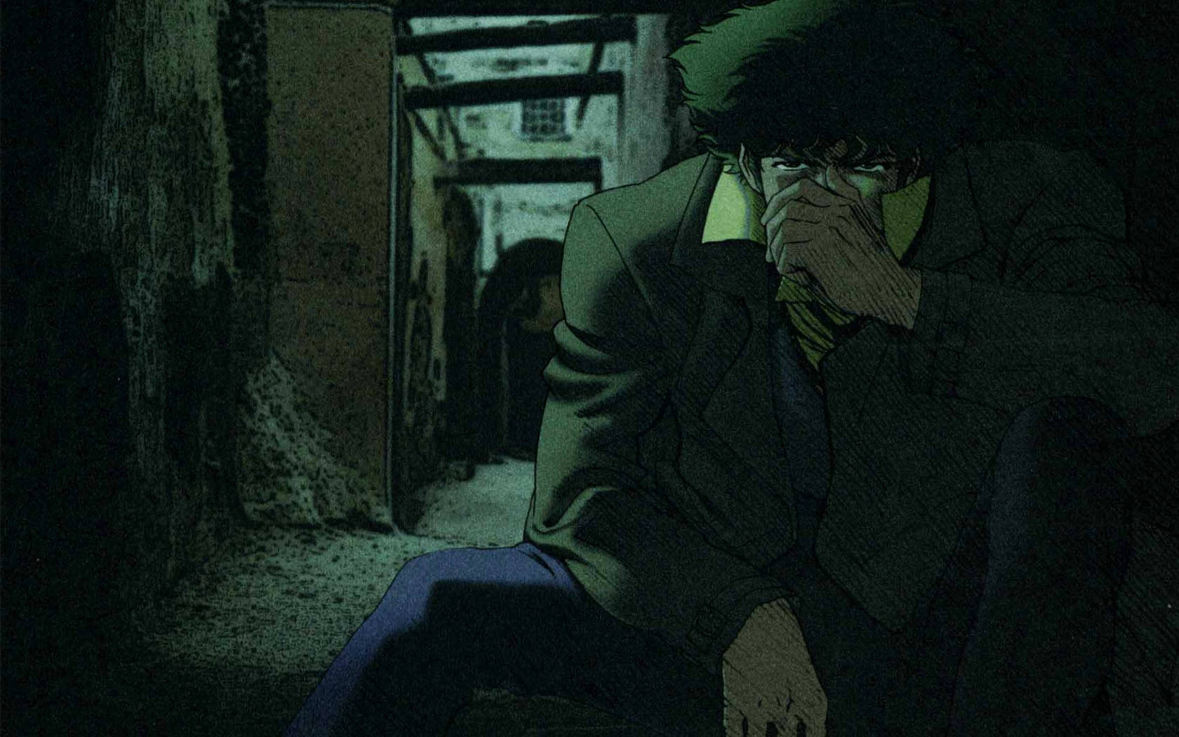 Depressed Spike Cowboy Bebop Desktop Wallpaper