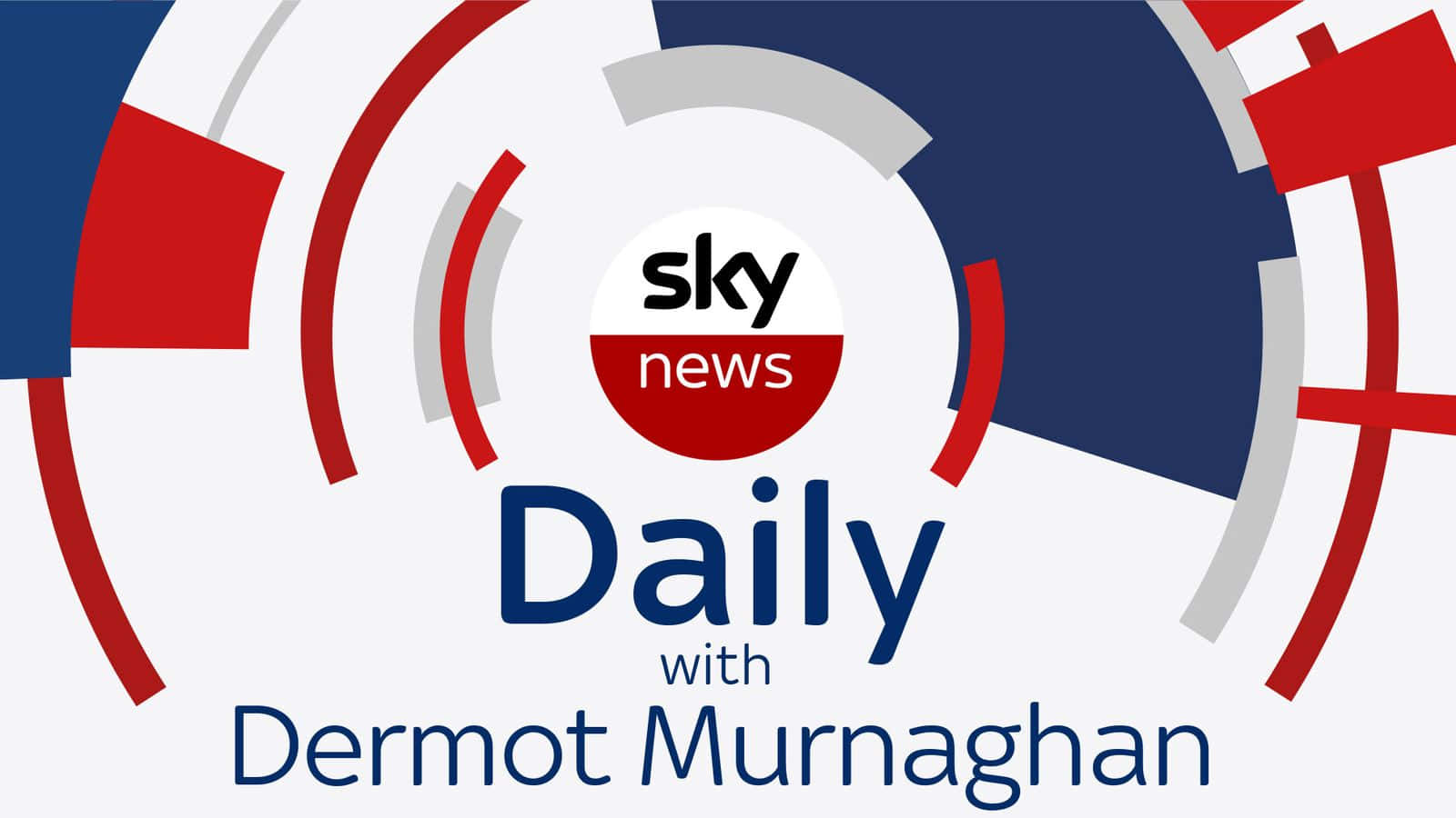 Dermot Murnaghan Presenting A Live Segment On Sky News Wallpaper