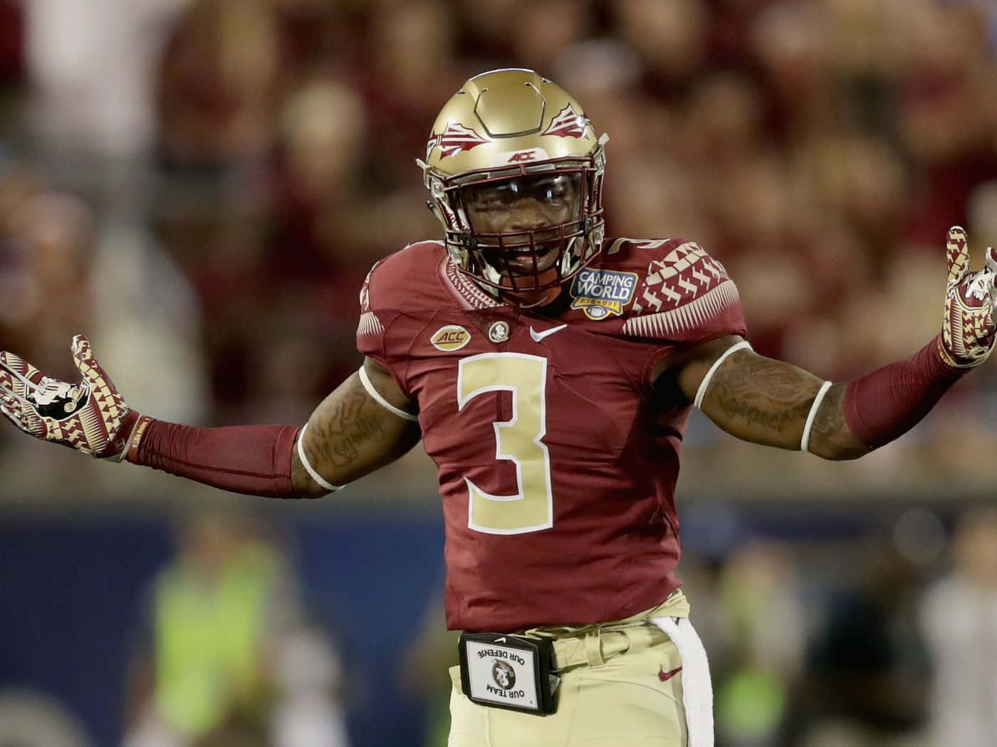 Derwin James Florida State Seminoles Player Wallpaper