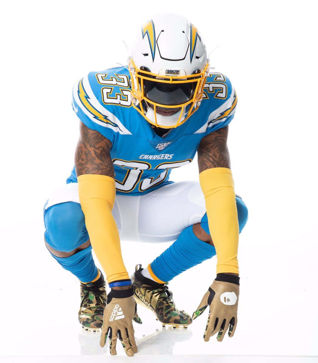 Derwin James Los Angeles Chargers Eyeshield Wallpaper