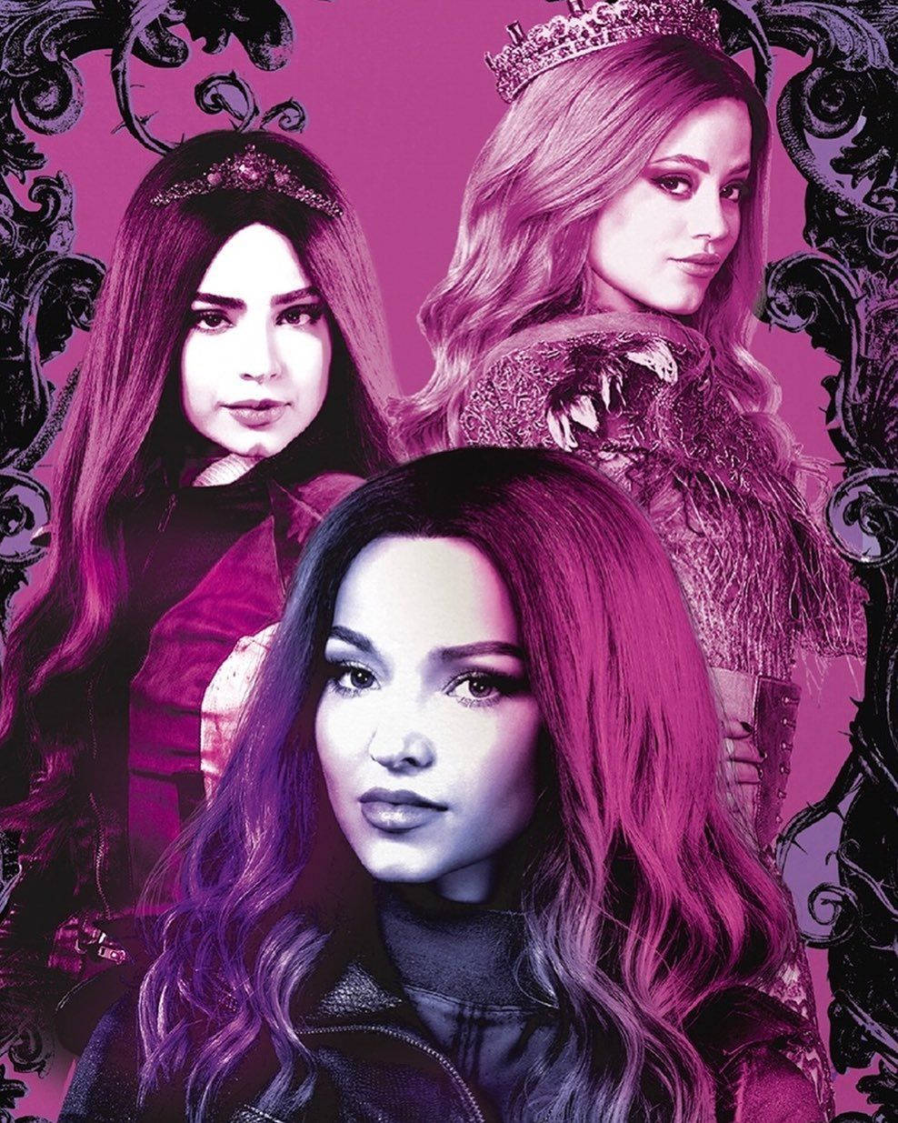 Descendants Audrey, Evie, Mal Wallpaper