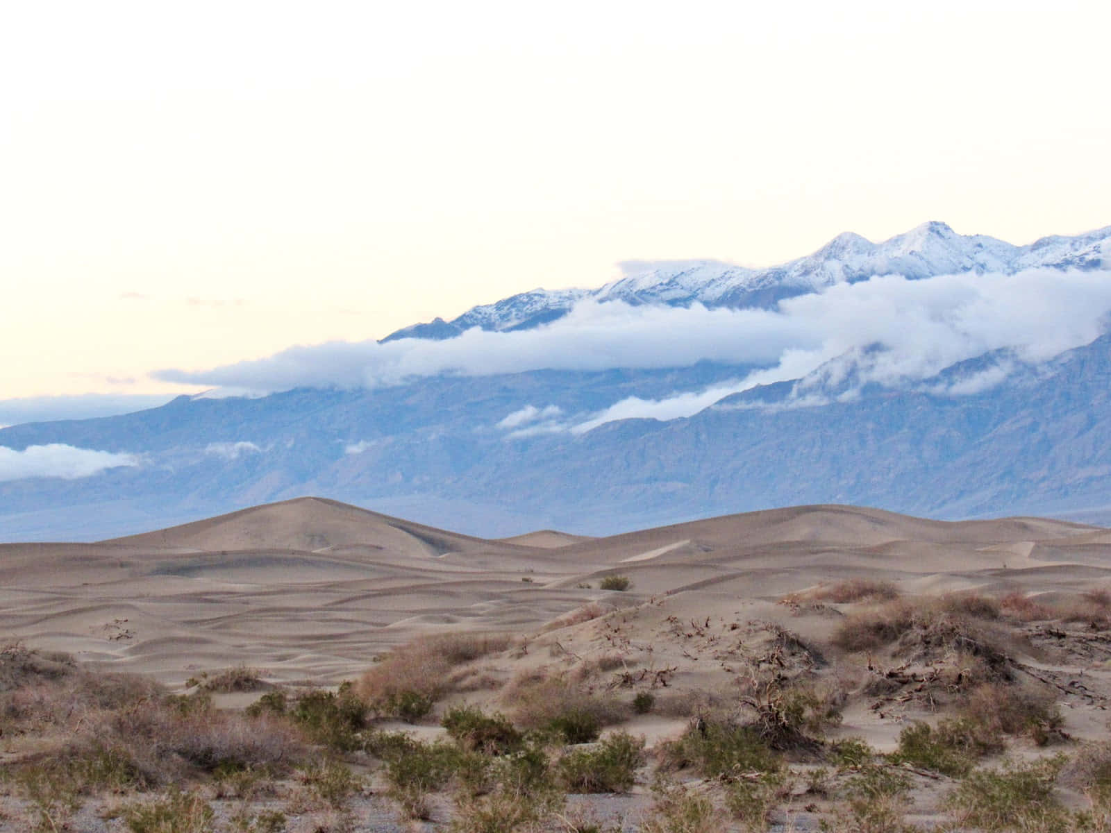 Desert_ Dunes_with_ Mountain_ Backdrop Wallpaper