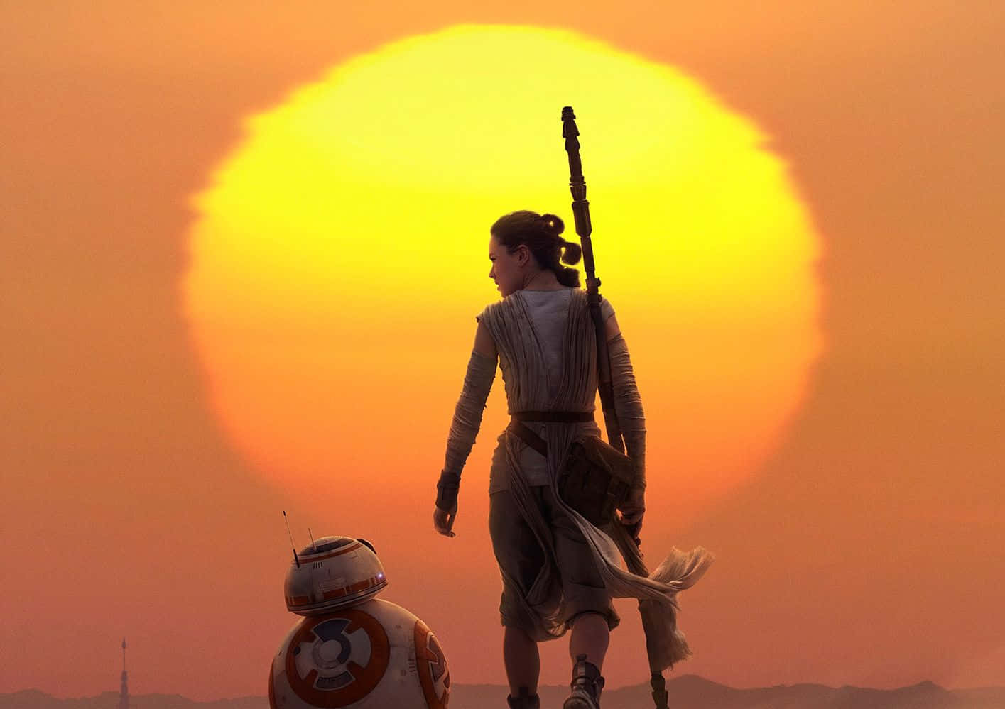 Desert Landscape On The Planet Jakku Wallpaper