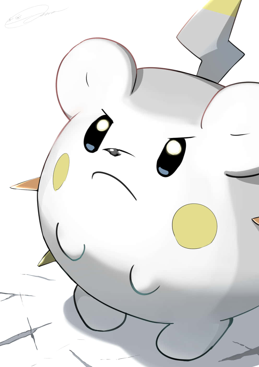 Determined Togedemaru Wallpaper