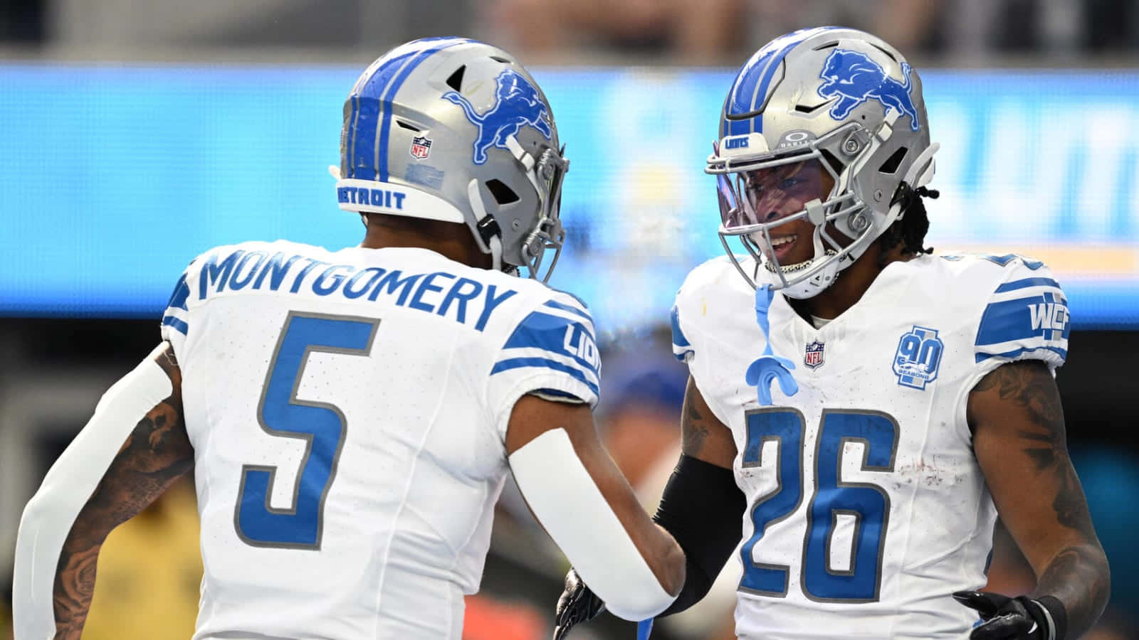 Detroit Lions Players Celebrating Wallpaper