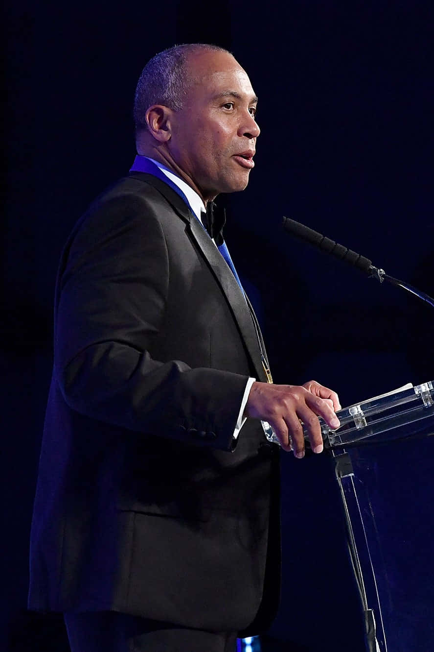 Deval Patrick Delivering A Speech Wallpaper