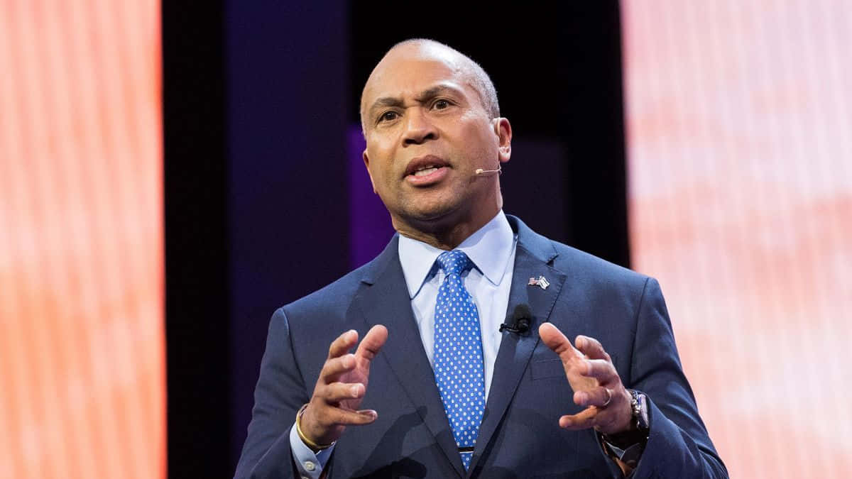 Deval Patrick Irked Expression Wallpaper