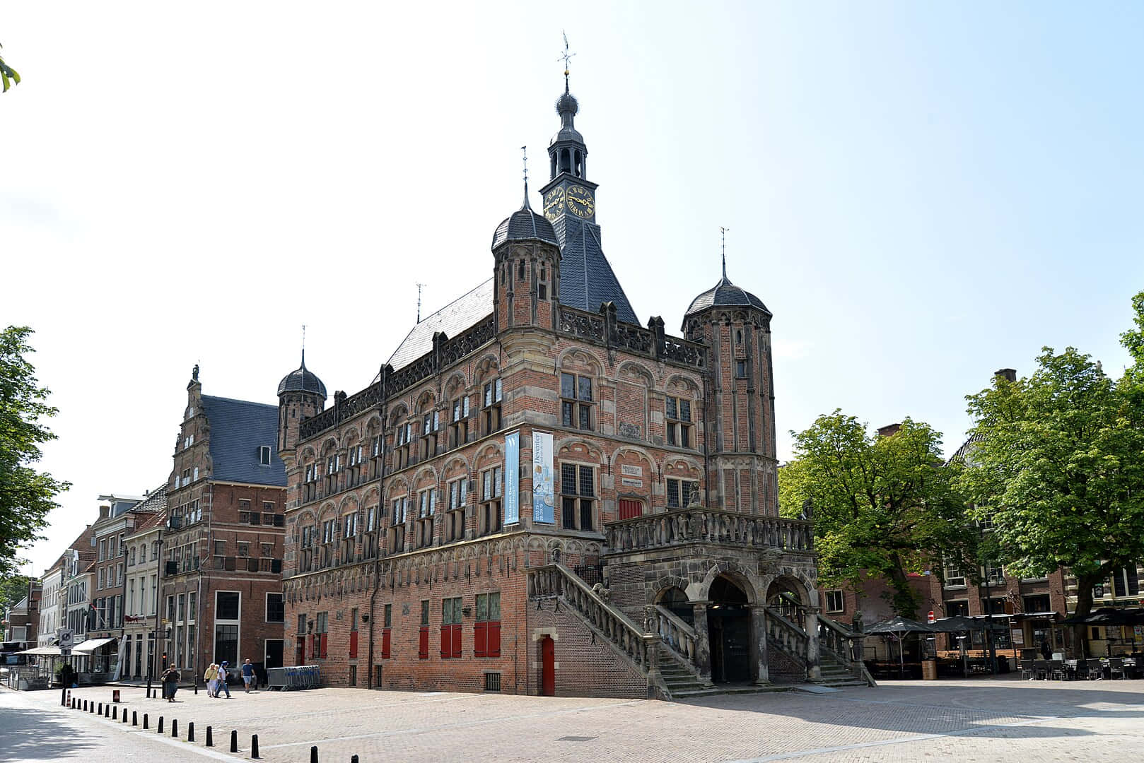 Deventer Historic City Hall Netherlands Wallpaper