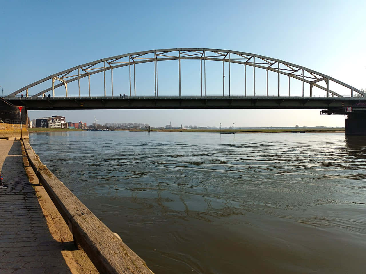 Deventer Wilhelminabrugover I Jssel Wallpaper