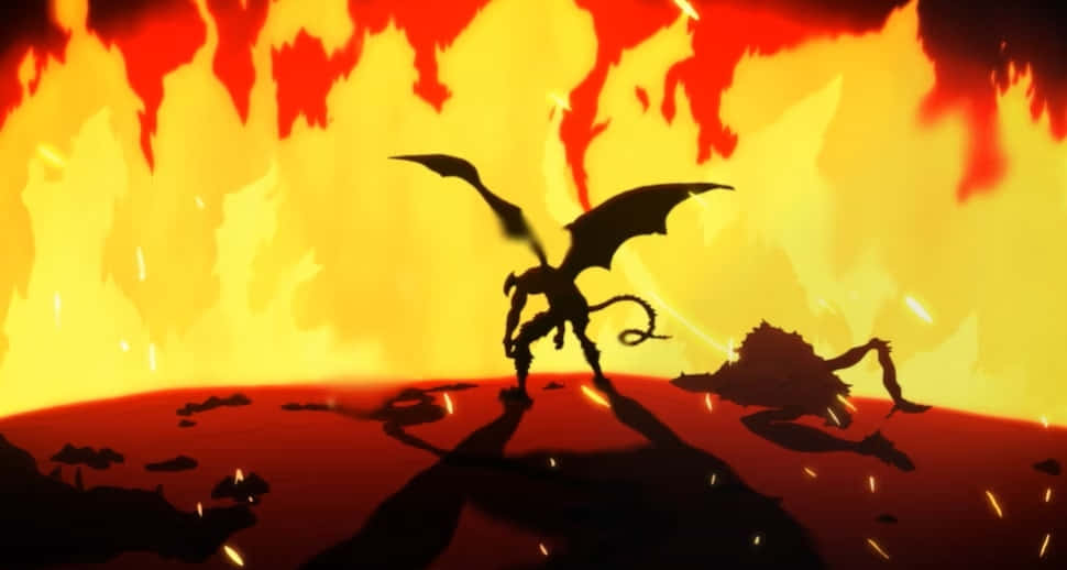 Devilman Crybaby Amon Confrontation Wallpaper