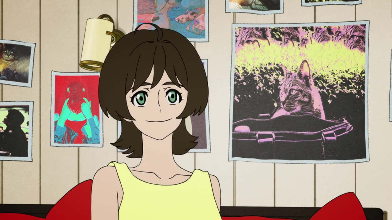 Devilman Crybaby Miki Makimura Smiling Wallpaper