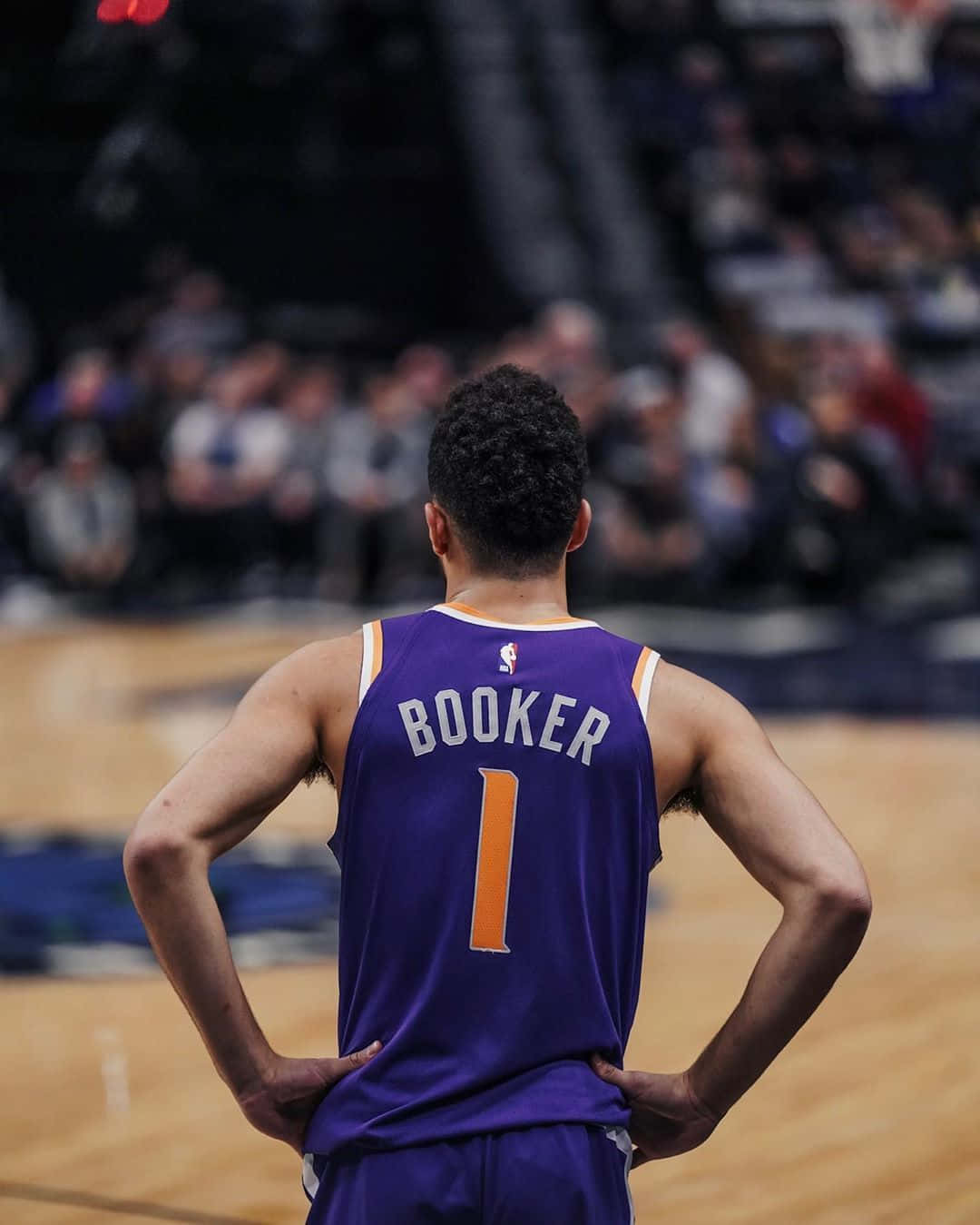 Devin Booker Dribbling The Ball. Wallpaper