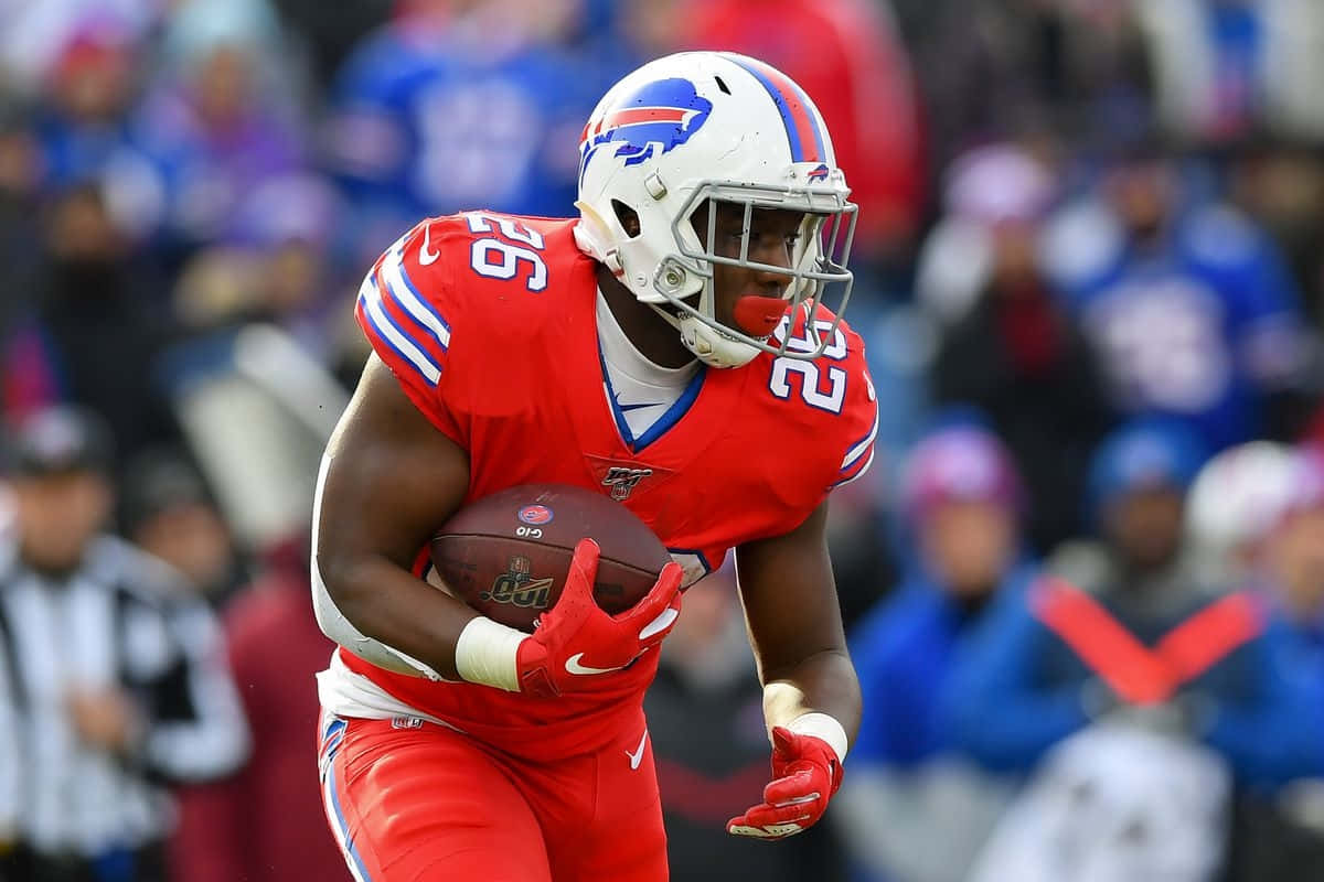 Devin Singletary Buffalo Bills Action Run Wallpaper