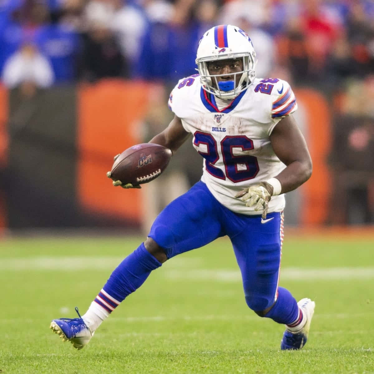 Devin Singletary Buffalo Bills Running Back Action Wallpaper